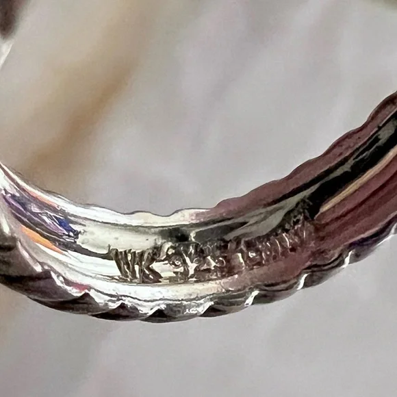 Whitney Kelly Sterling Silver 925 Blue Lace Agate and Chrysoprase Link Necklace - Picture 9 of 10